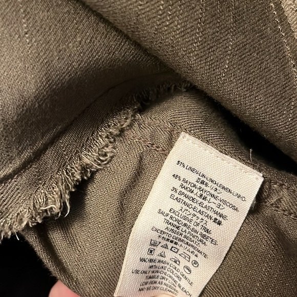 Free People Raw Femme Linen Jacket, Size S - Picture 9 of 9